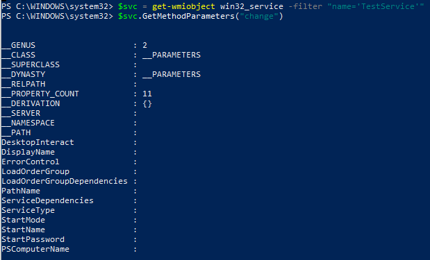 svc.GetMethodParameters