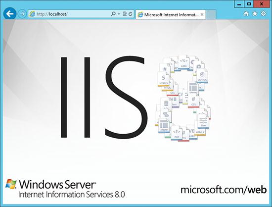 iis8 splash screen windows 2012