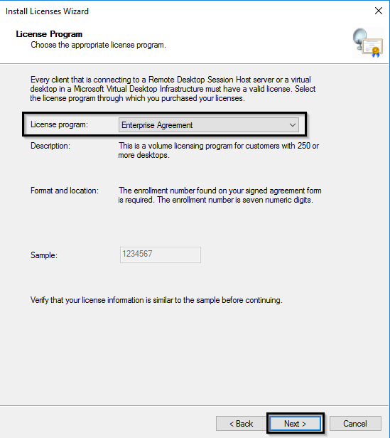 программа лицензирования Enterprise Agreement