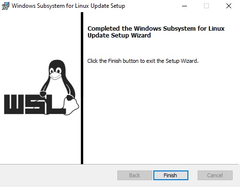 windows subsyste for linux update setup