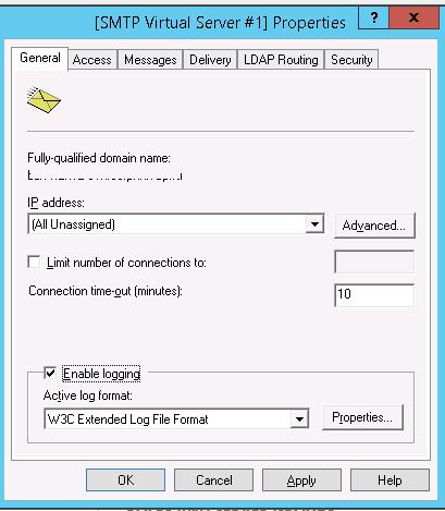 Адрес SMTP сервера