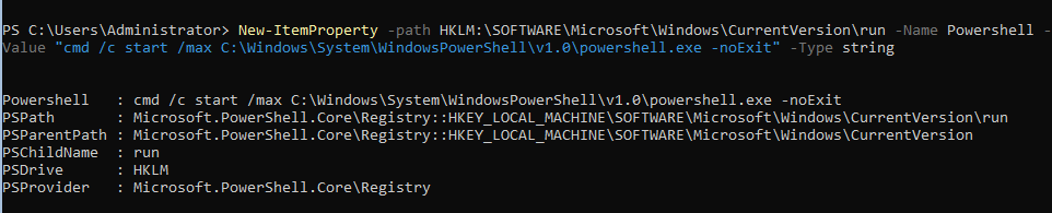 автозапуск консоли powershell в hyper-v 2019