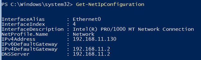 Get-NetIPConfiguration 