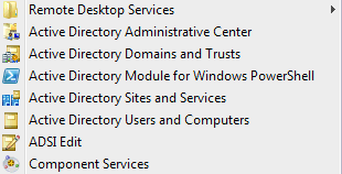 Консоль Active Directory в windows 7 Консоль Active Directory в windows 7