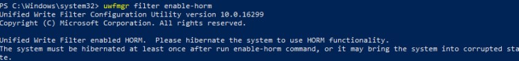 vkluchit режим horm для uwf фильтра в windows10