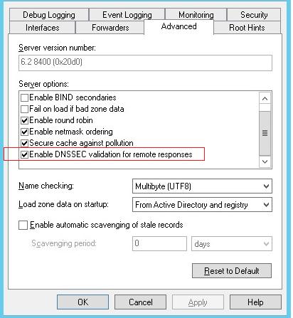 Enable-DNSSEC-validation-for-remote-responses - включить DNSSEC для внешних зон