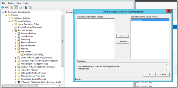 dynamic access control d0b2 windows server 2012 65d24bc09097c