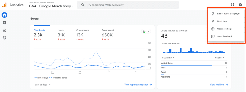 google analytics 4 qoshimcha tezkor qollab quvvatlash imkoniyatlari va yangi video darsliklarni ishga tushiradi haqida malumot 65ccf5ecdb597