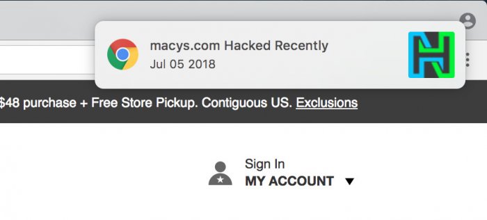 HackNotice — расширение Chrome, которое предупредит вас при входе на взломанный сайт 5 hacknotice d180d0b0d181d188d0b8d180d0b5d0bdd0b8d0b5 chrome d0bad0bed182d0bed180d0bed0b5 d0bfd180d0b5d0b4d183d0bfd180d0b5d0b4d0b8d182 65d2fe304f29a