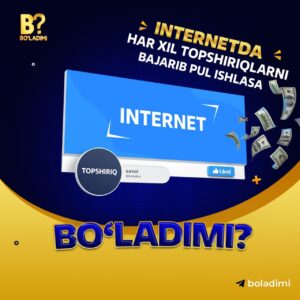 internetda har xil topshiriqlarni bajarib pul ishlasa boladimi 65cade021ead3