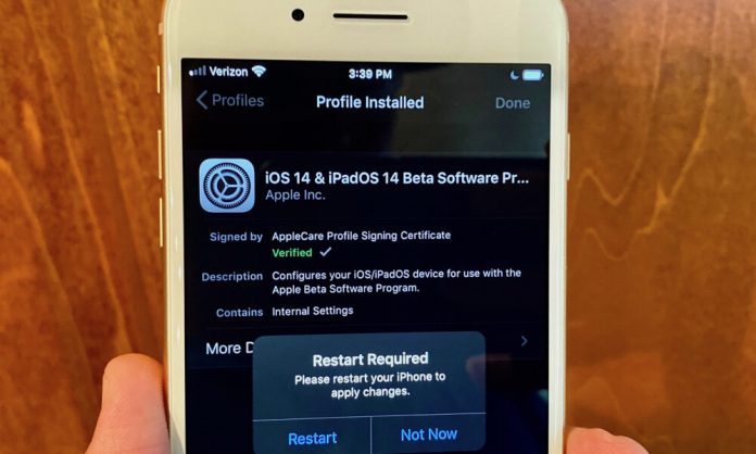 ishlab chiquvchi hisobisiz ios 14 beta va ipados 14 beta ni qanday ornatish kerak profil havolasi haqida malumot 65cdfcf148e5a