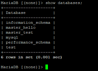 настройка репликации master-slave между двумя серверами mariadb 