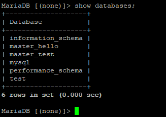 test replication mariadb