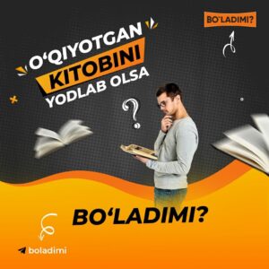 oqiyotgan kitobini yodlab olsa boladimi 65caef494a7b6