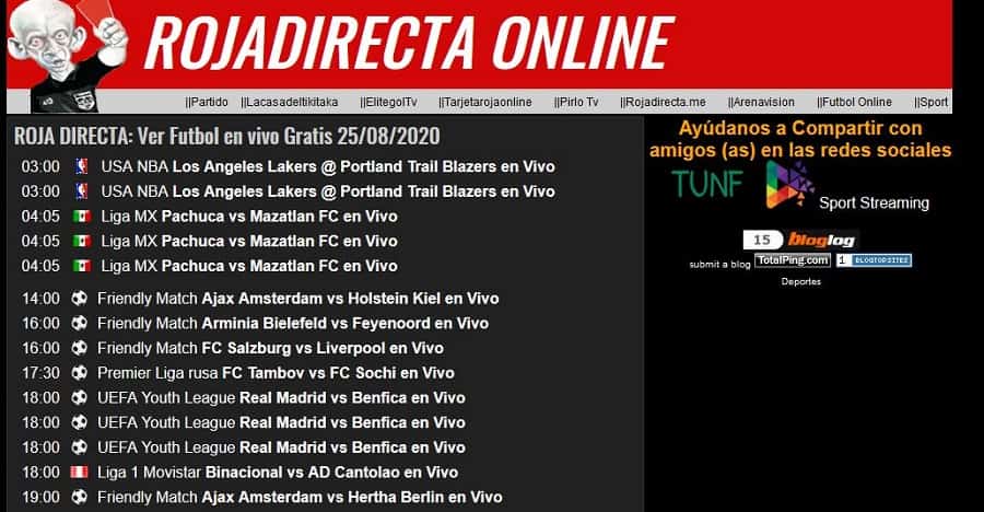Rojadirecta-ga alternativalar: uchrashuvlarni qanday translyatsiya qilish orqali tomosha qilish haqida malumot 2 rojadirecta ga alternativalar uchrashuvlarni qanday translyatsiya qilish orqali tomosha qilish haqida malumot 65cd29ac281b5
