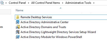 Administrative Tools windows 8.1