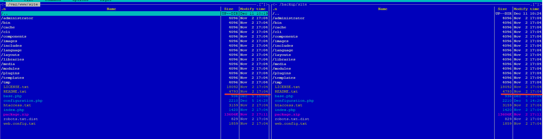 rsync синхронизация с сохранением атрибутов