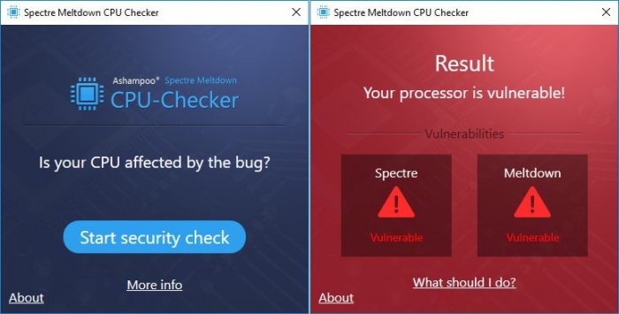 Spectre Meltdown CPU Checker — бесплатная утилита для проверки компьютера на предмет уязвимости Meltdown и Specter 1 spectre meltdown cpu checker d0b1d0b5d181d0bfd0bbd0b0d182d0bdd0b0d18f d183d182d0b8d0bbd0b8d182d0b0 d0b4d0bbd18f d0bfd180d0bed0b2d0b5d180 65d318c400d7c