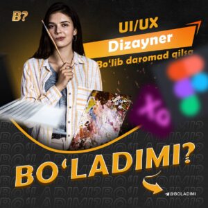 ux ui dizayneri bolib daromad olsa boladimi 65cad97979724