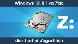 windows 10 8 1 va 7da disk harfini ozgartirish 65cadae3e4e7a