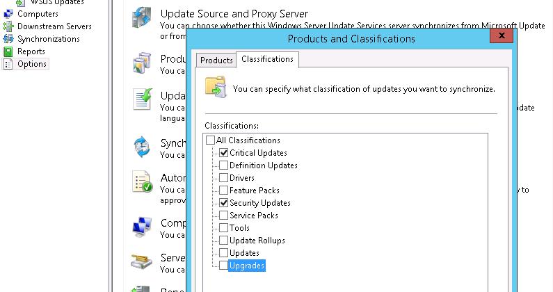 WSUS: Windows 10 upgrades