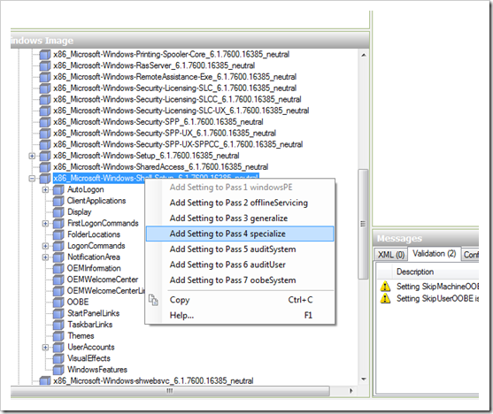 Windows Deployment Services, WAIK и Windows 7. Создаем и настраиваем ImageUnattend.xml 2 description: answer file