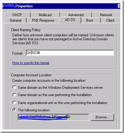 Windows Deployment Services, WAIK и Windows 7. Создаем и настраиваем ImageUnattend.xml 5 description: wds