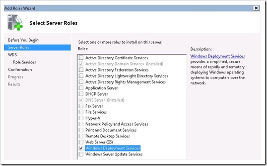 Windows Deployment Services, WAIK и Windows 7. Установка и настройка роли WDS 3 description: wds
