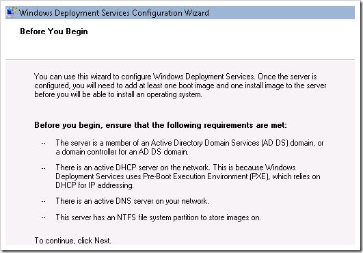 Windows Deployment Services, WAIK и Windows 7. Установка и настройка роли WDS 8 description: wds