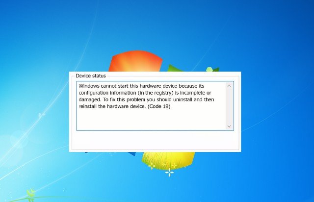 windows ushbu qurilmani 19 kod bilan ishga tushirolmaydi uni qanday tuzatish kerak haqida malumot 65cdd2ee50527
