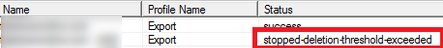 ошибка stopped-deletion-threshold-exceeded