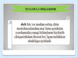 xulosa chiqarish 65ca89fc07497