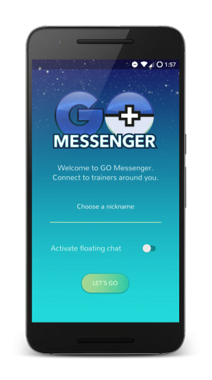 android uchun messenger for pokemon go oyin vaqtidagi muloqot uchun 65e61c3a8ef5e