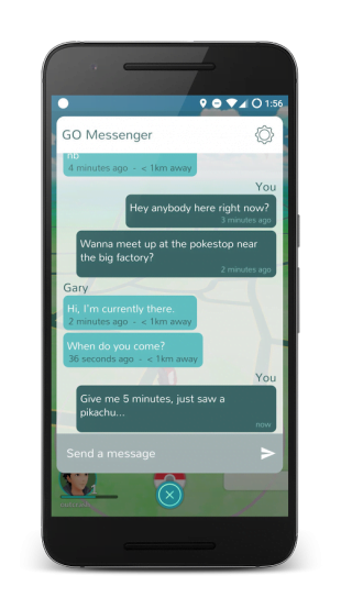 android uchun messenger for pokemon go oyin vaqtidagi muloqot uchun 65e61c3b25759