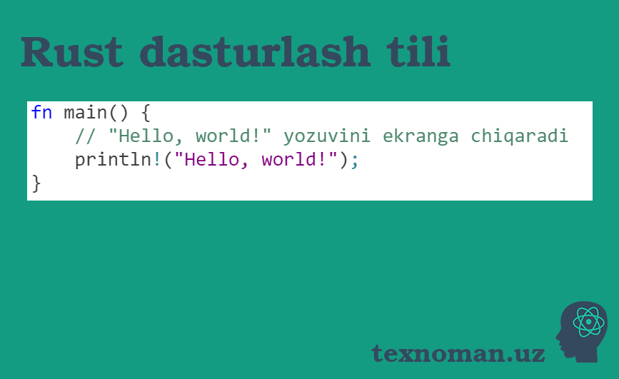 Rust - dasturlash tili