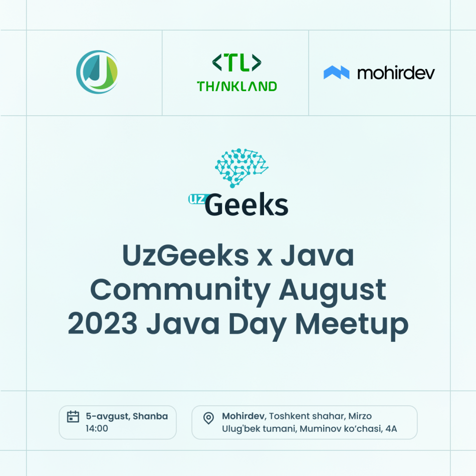 uzgeeks x java community august2023 java day meetup 65e4b2587b637