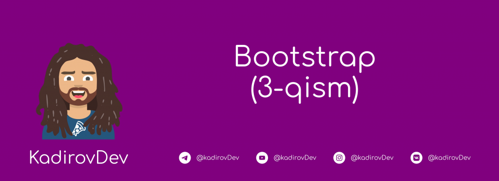9 bootstrap 3 qism veb dasturlash kursi 661bda21e1050