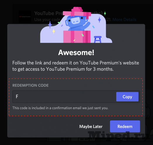 Бесплатно забираем YouTube Premium на 3 месяца при наличии Discord Nitro 5 d0b1d0b5d181d0bfd0bbd0b0d182d0bdd0be d0b7d0b0d0b1d0b8d180d0b0d0b5d0bc youtube premium d0bdd0b0 3 d0bcd0b5d181d18fd186d0b0 d0bfd180d0b8 d0bd 6610cf0d39769