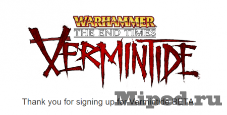 Игра  Warhammer: End Times и как получить на нее beta-доступ