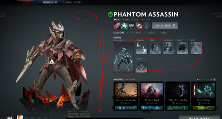 Как визуально получить весь платный контент для Dota 2