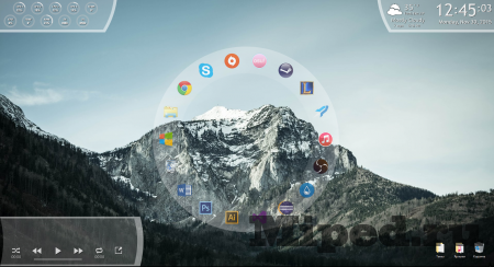 Как сделать красивое оформление рабочего стола с помощью Rainmeter