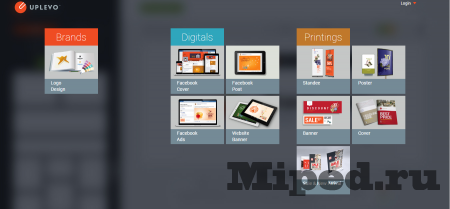 Uplevo или как сделать лого, оформление или визитку бесплатно