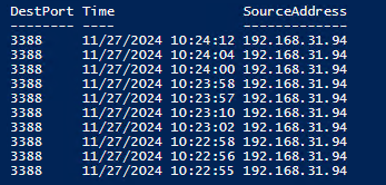 Анализ логов Windows Firewall