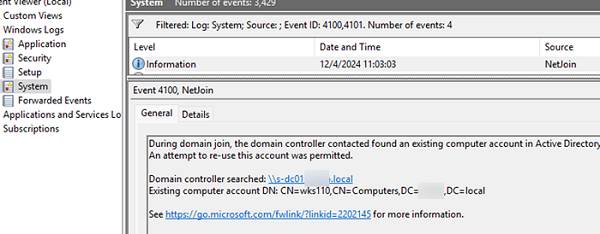 Событие EventID4100 - An attempt to re-use this account was permitted. 
