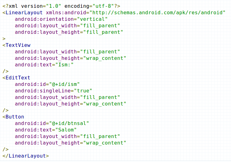android uchun "salomDunyo" dasturi 3 android uchun salomdunyo dasturi 6823db71ec95c