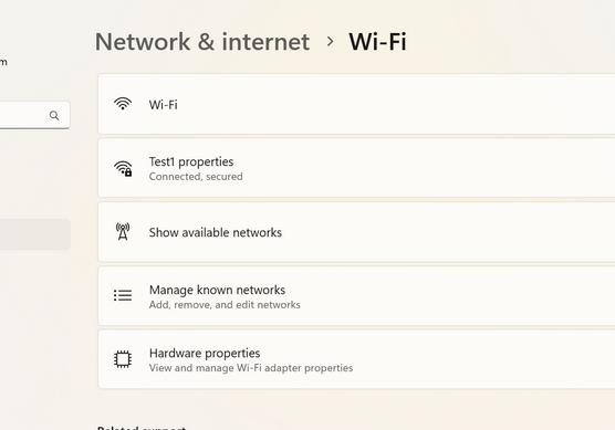 Рандомизация MAC адреса для Wi-Fi подключений в Windows 4 Отсутствует опция случайные аппаратные адреса в панели управления