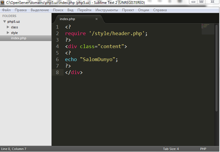 php developer phpda birinchi dastur 3 68a3027b91334