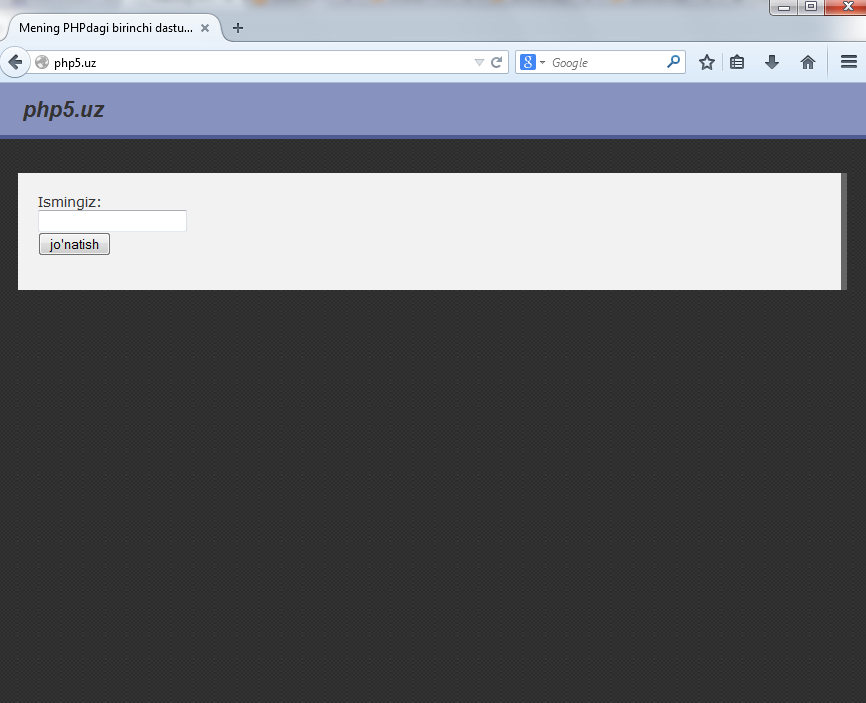 php developer phpda birinchi dastur 3 68a3027d44b62