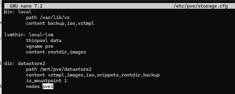 /etc/pve/storage.cfg - настройки локальных хранилищ