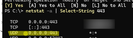 SMB over Quic работает на UDP 443